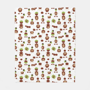 Chestnut Men Fleece Blanket