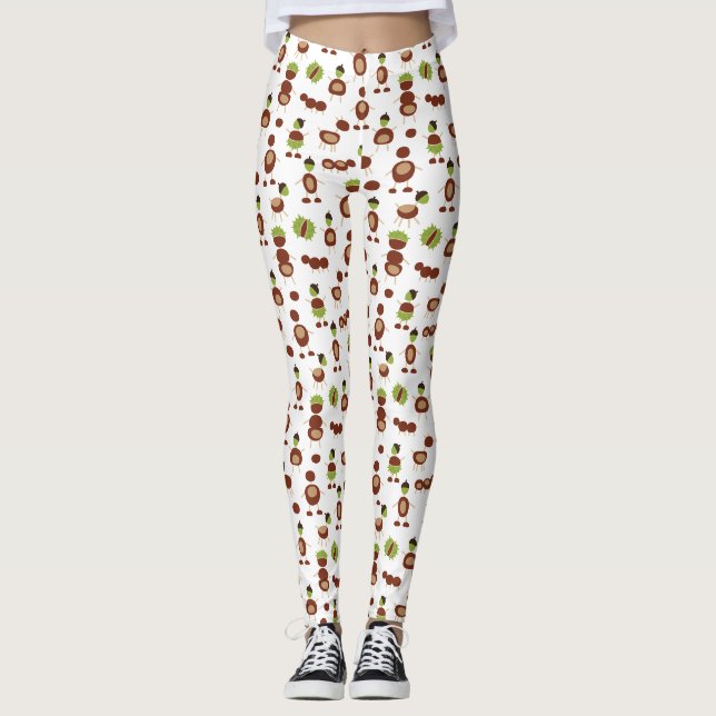 Chestnut Men Leggings (Front)