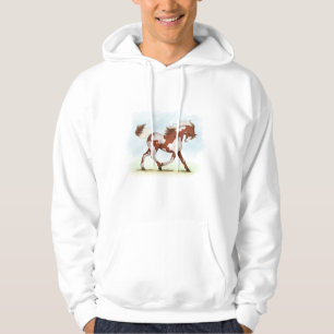 Chestnut Overo Skewbald Horse Hoodie