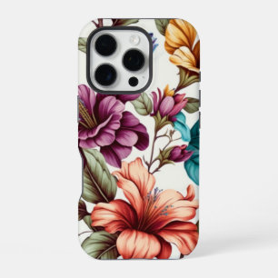 Chestnut Petals Pattern  iPhone 16 Pro Case