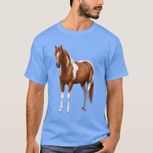 Chestnut Pinto Sorrel Paint Horse Stallion T-Shirt