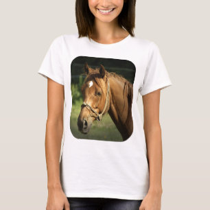 Chestnut Pony Ladies Fitted T-Shirt
