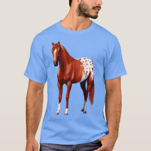 Chestnut Sorrel Quarter Horse Appaloosa Stallion T-Shirt
