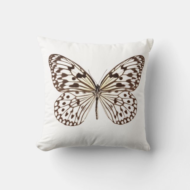 Chestnut Tiger Butterfly Cushion (Front)