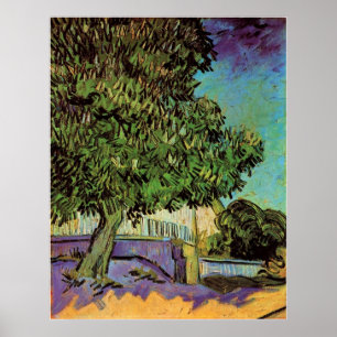 Chestnut Tree in Blossom by Vincent van Gogh Poster