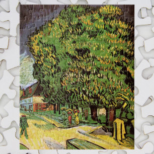 Chestnut Trees in Blossom by Vincent van Gogh Jigsaw Puzzle