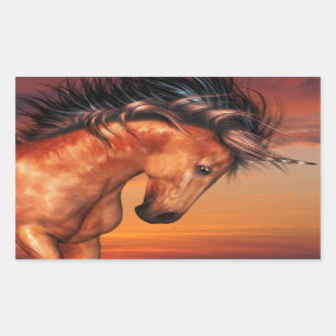 Chestnut Unicorn Stickers