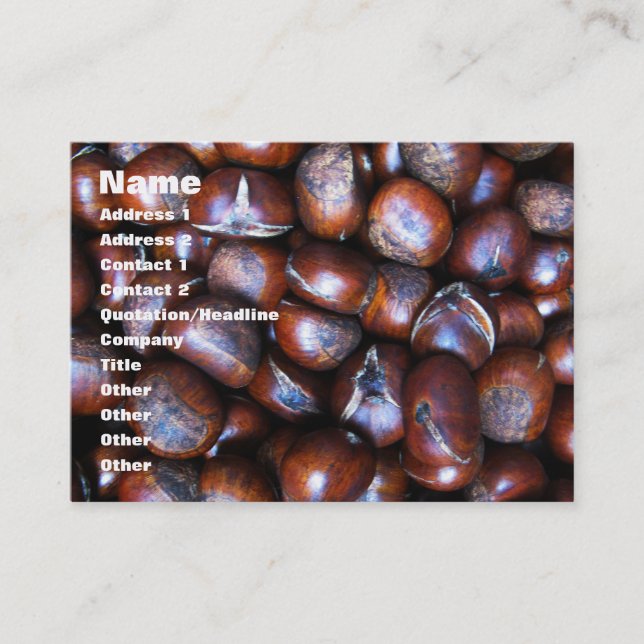 Chestnuts Business Card (Front)
