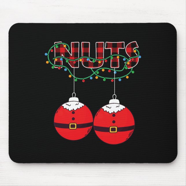 Chestnuts Chest Nuts Christmas Matching Christmas  Mouse Pad (Front)