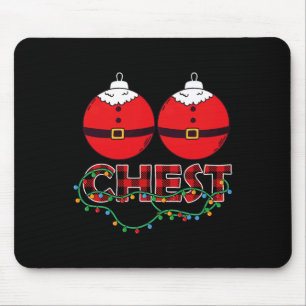 Chestnuts Chest Nuts Christmas Matching Christmas Mouse Pad
