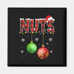 Chestnuts Fun Matching Couples Christmas Lights Nu Magnet
