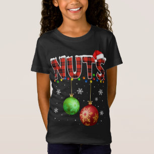 Chestnuts Funny Matching Couples Christmas Lights T-Shirt
