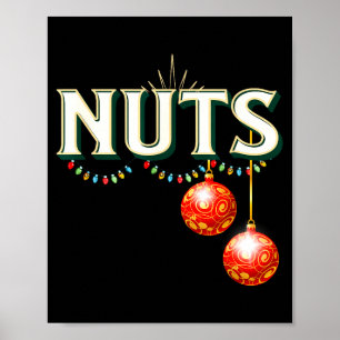 Chestnuts Matching Christmas Family Funny Chest Nu Poster