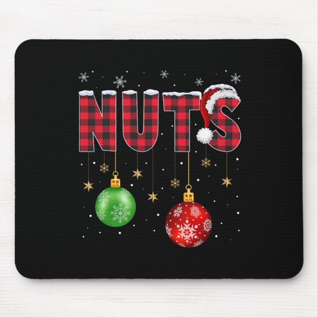 Chestnuts Matching Family Fun Chest Nuts Christmas Mouse Pad (Front)