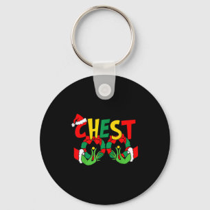 Chestnuts Matching Family Funny Chest Nuts Christm Key Ring
