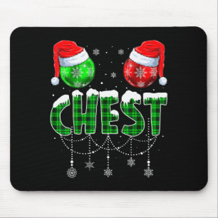 Chestnuts Matching Family Funny Chest Nuts Christm Mouse Pad