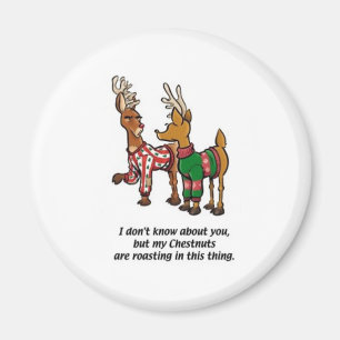 Chestnuts Roasting Magnet