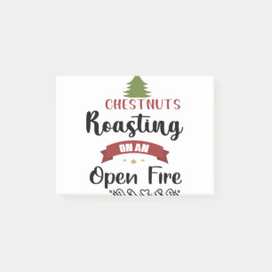 Chestnuts Roasting On An Open Fire Post-it Notes