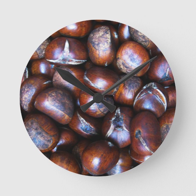 Chestnuts Round Clock (Front)