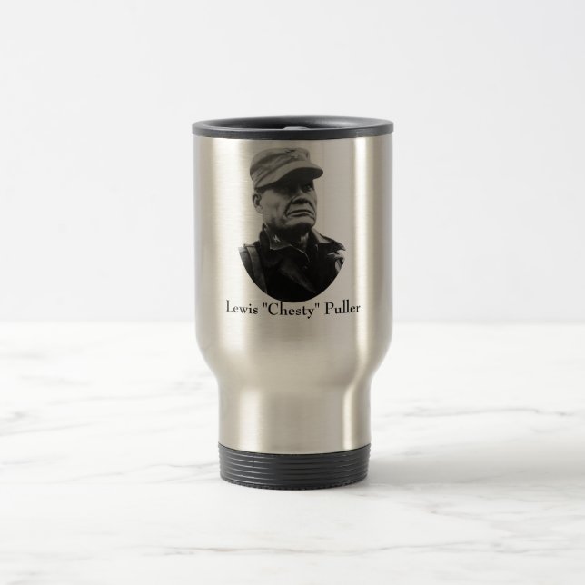 Chesty Puller -- War Hero Travel Mug (Center)