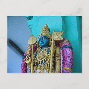 Chettiar Hindu Temple, Hindu goddess Postcard