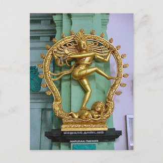 Chettiar Hindu temple Hindu Statue Postcard