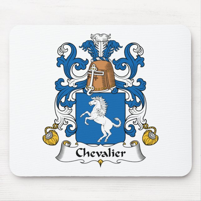Chevalier Family Crest Mouse Pad (Front)