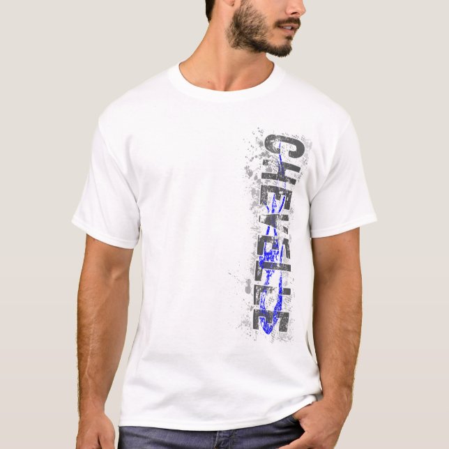 Chevelle Vert Blue v2 T-Shirt (Front)