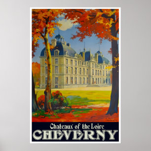 Cheverny Art France Travel Poster French Print