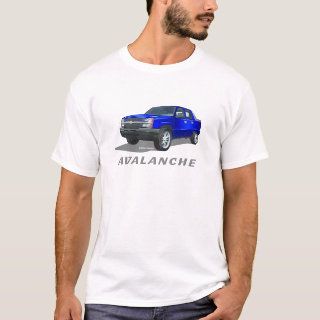Chevrolet Avalanche Blue T-Shirt (Front)