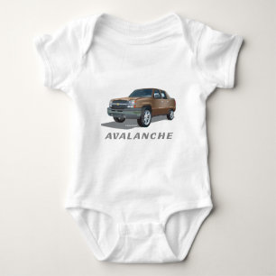 Chevrolet Avalanche Gold Baby Bodysuit