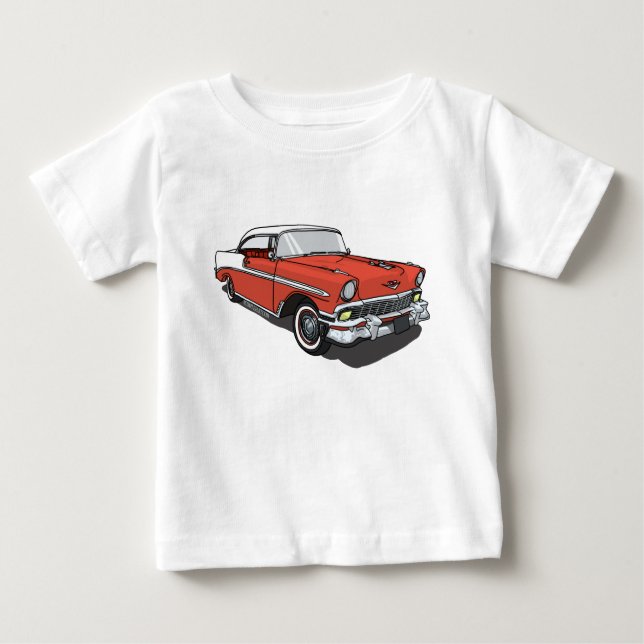 Chevrolet Bel Air - Red Baby T-Shirt (Front)