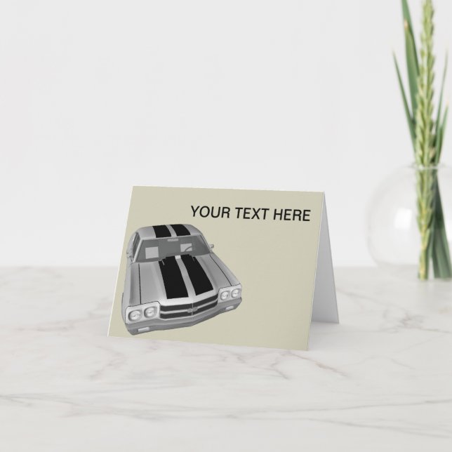 Chevrolet Chevelle SS Card (Front)