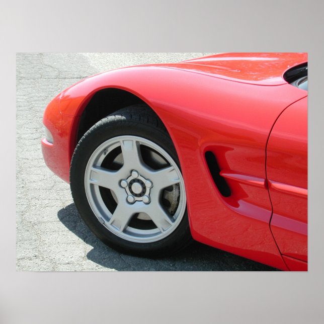 Chevrolet Corvette C5 Poster (Front)