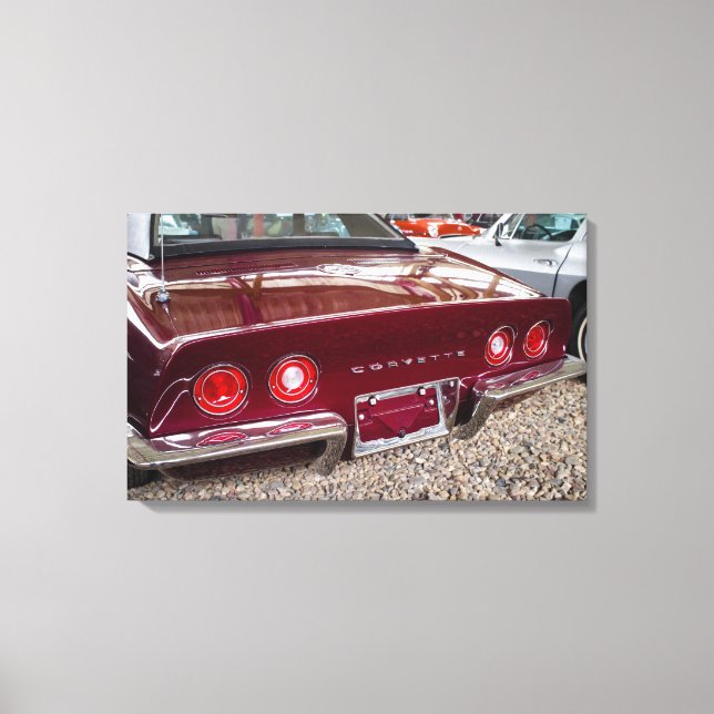 Chevrolet Corvette Canvas Print (Front)