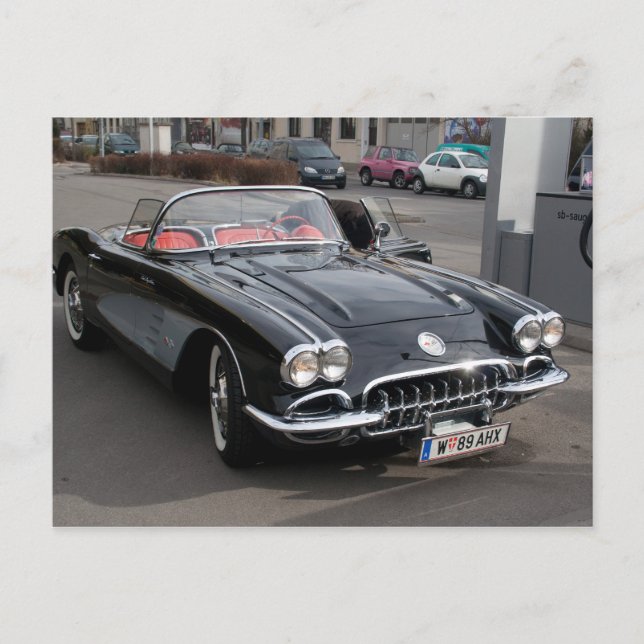 Chevrolet Corvette Postcard (Front)