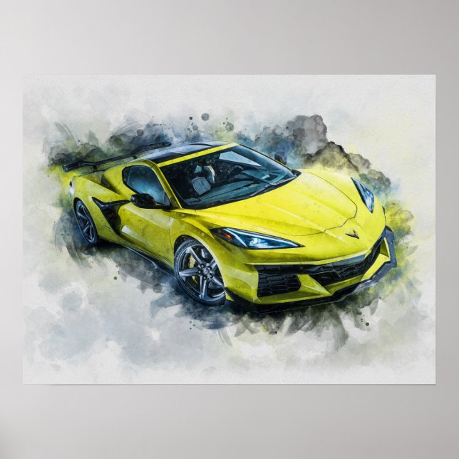 Chevrolet Corvette Z06 Poster (Front)