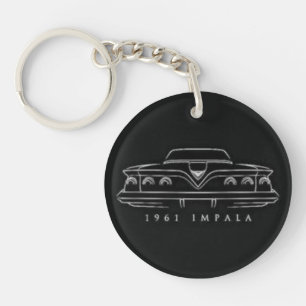 Chevrolet Impala 1961, car,Acrylic keyring