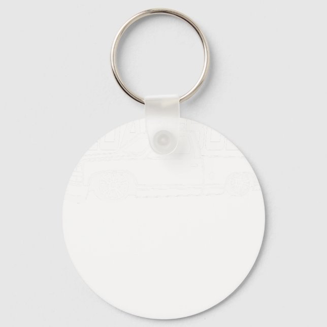 Chevrolet Lowered Truck Vector Key Ring (Front)