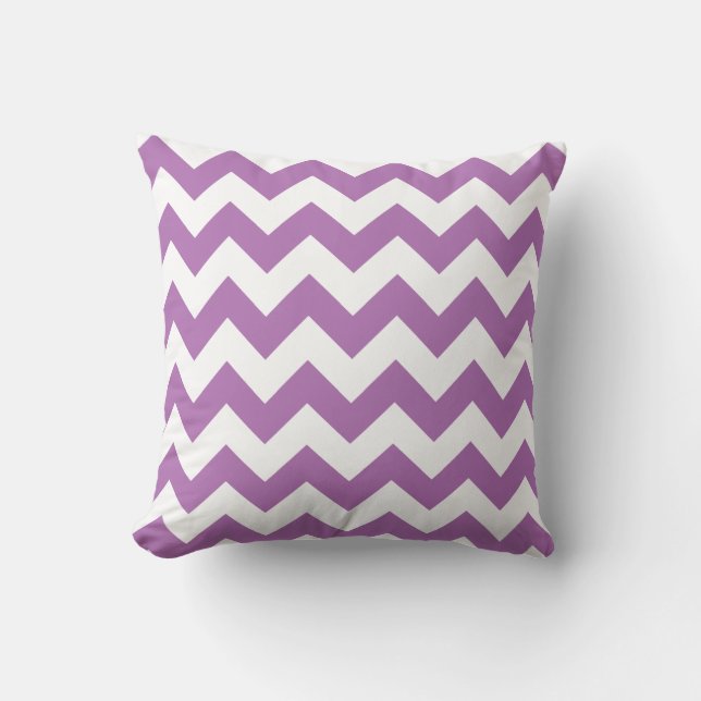 Chevron 1 Radiant Orchid Cushion (Front)