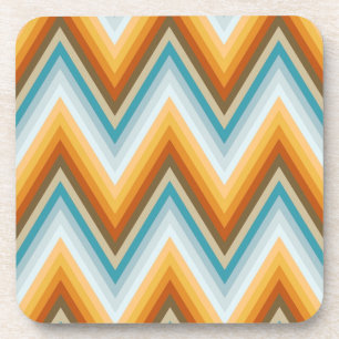 Chevron Background Pattern Coaster
