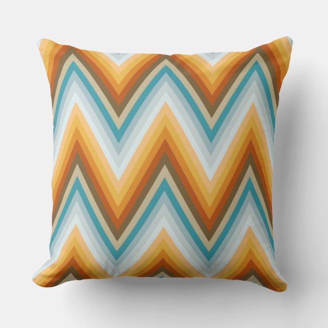 Chevron Background Pattern Cushion (Front)