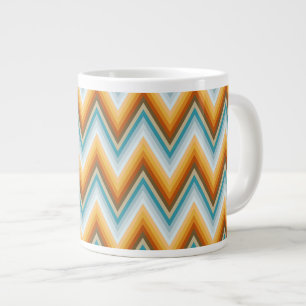 Chevron Background Pattern Large Coffee Mug