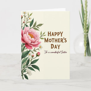 Chevron Bloom Celebration Card