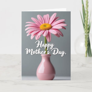 Chevron Bloom Greeting Card