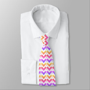 Chevron bloom tie