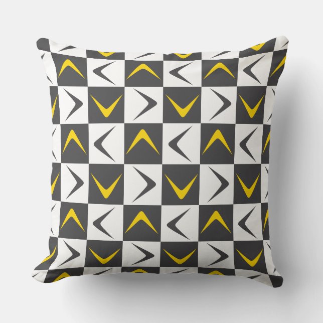 Chevron Boxes Cushion (Front)