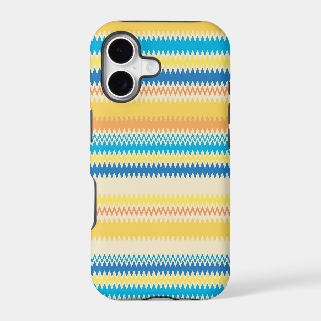 Chevron Colourful Zigzag Stripes Pattern (Back)