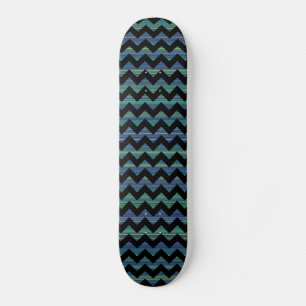 chevron cool stripes skateboard