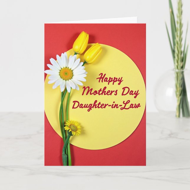 Chevron Daughter In Law Card (Front)